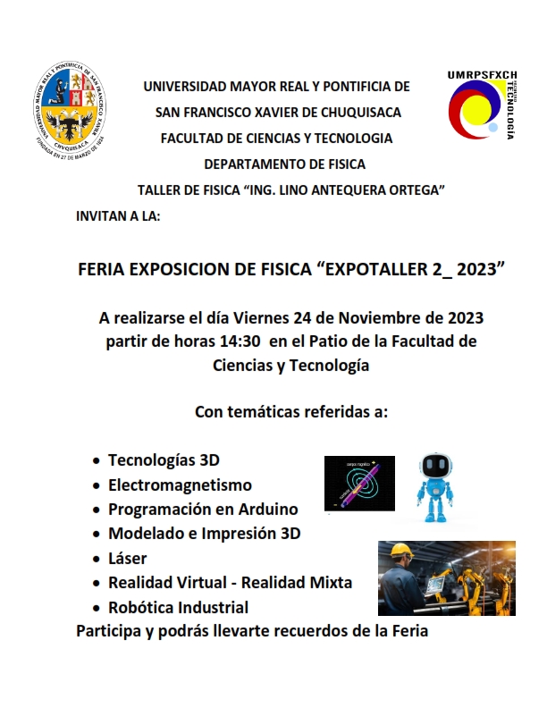 Feria Exposición de Física «Expotaller 2/2023»